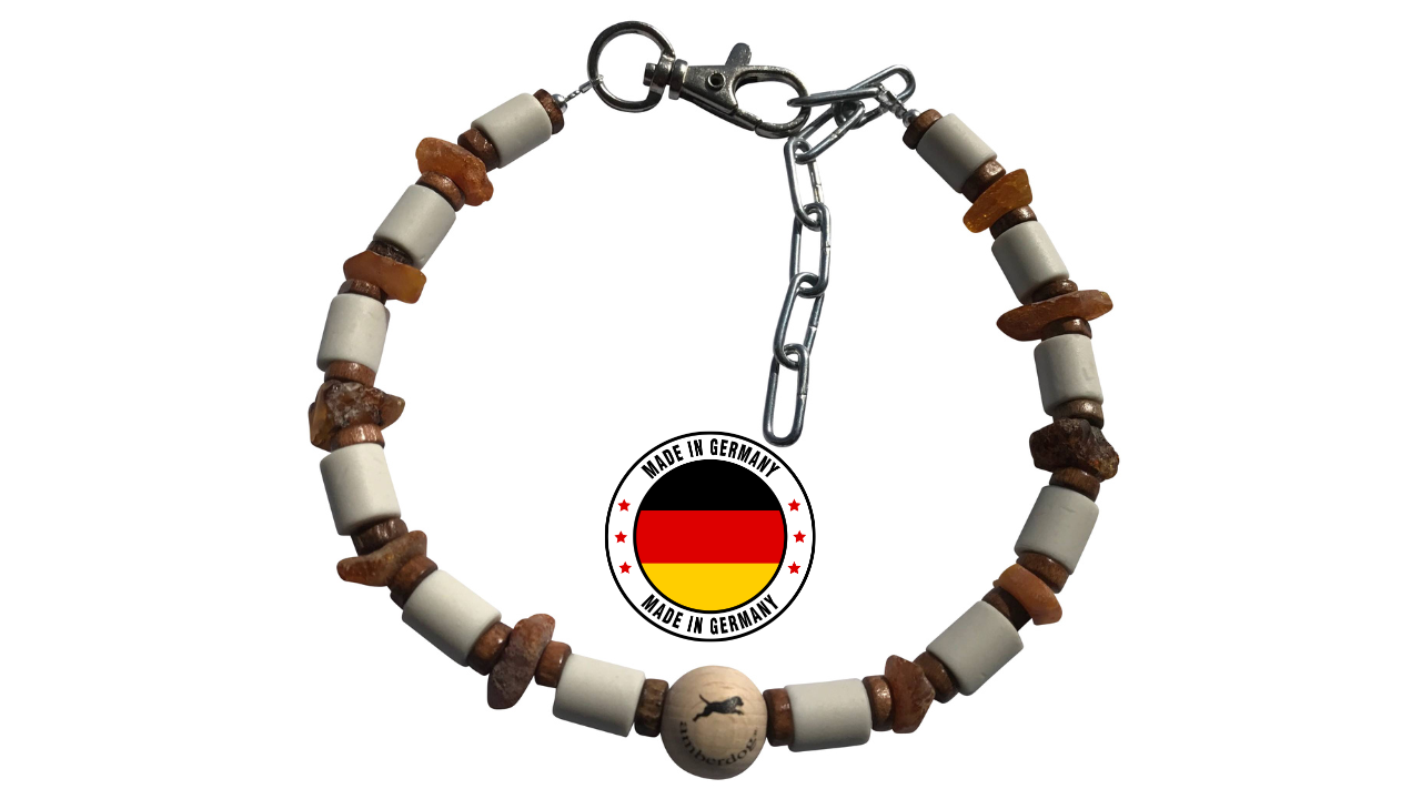EM Keramik Kette Amberwood für Hunde – Ansicht 2