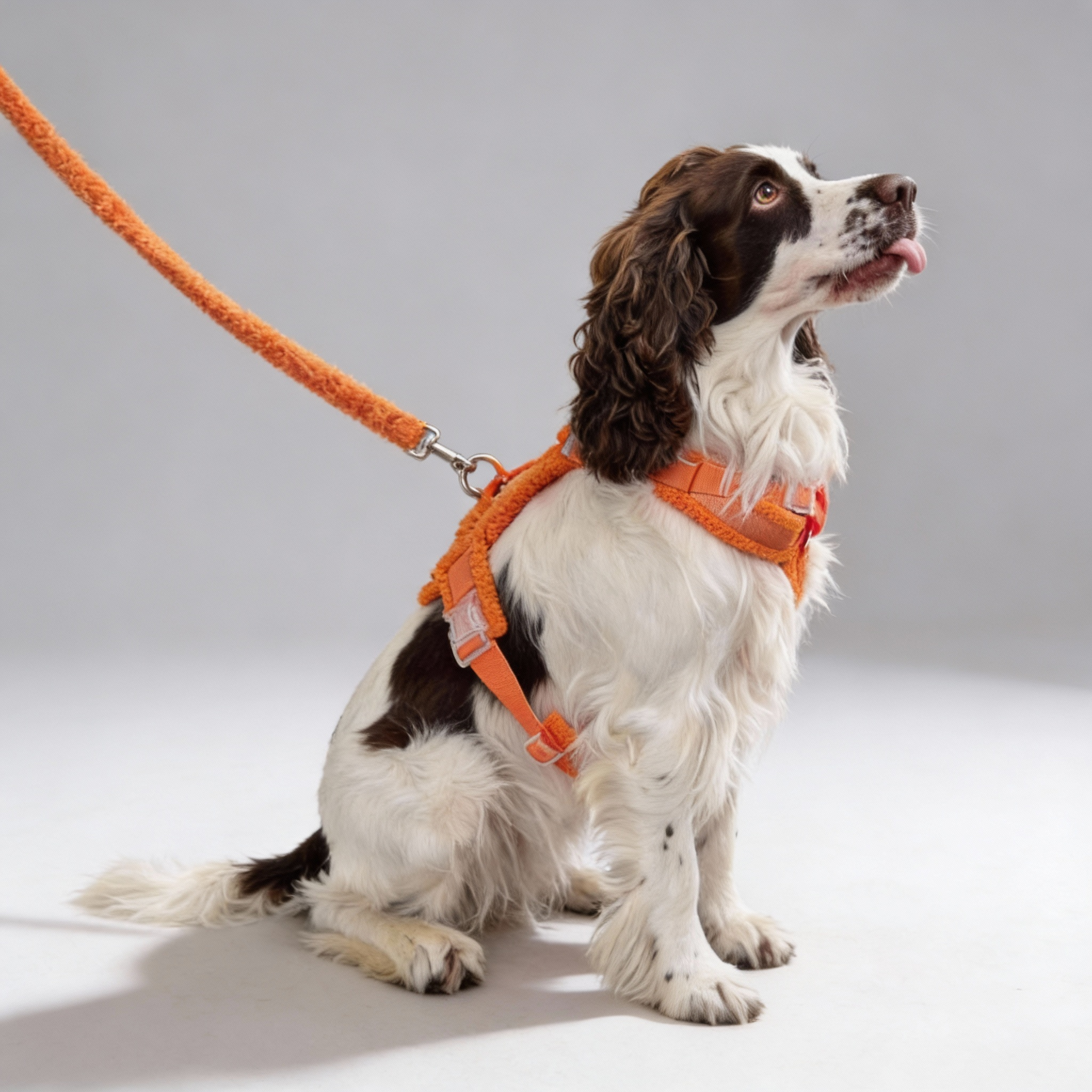 Hundegeschirr-Set Teddy Orange – Ansicht 2