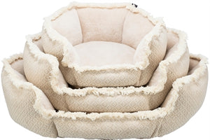 Trixie Hund Korb Boho Eckig Beige