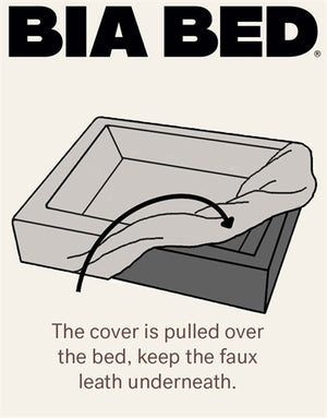 Bia Bed Skanor Abdeckung Hundekorb Rosa