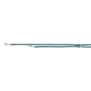 Trixie Hundeleine Cavo Verstellbar Aqua / Graphitgrau