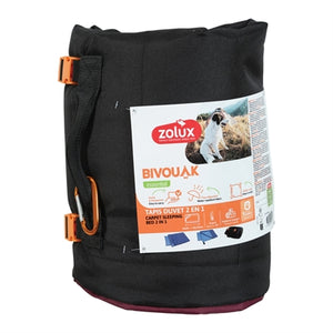 Zolux Biwak Hundedecke / Schlafsack 2In1 Rot