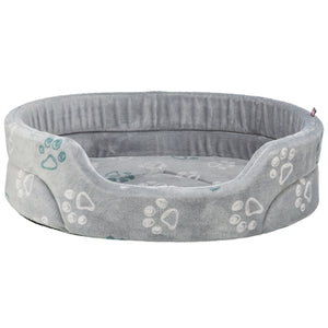 Trixie Hundekorb Jimmy Soft Oval Hellgrau