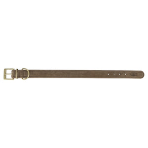 Trixie Halsband Hund Reines Leder Braun