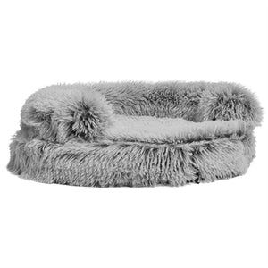 Croci Sofa Katzenkorb Zweifarbig Schwarz