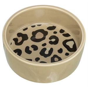 Trixie Futter / Trinknapf Leo Katze Keramik Panther Print Assorti
