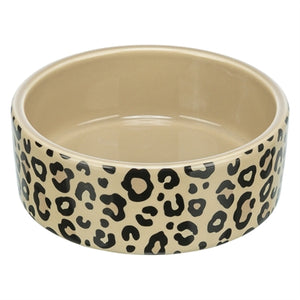 Trixie Futter / Trinknapf Leo Katze Keramik Panther Print Assorti