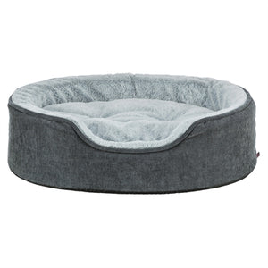 Trixie Vital Hundekorb Lino Soft Oval Grau / Hellgrau