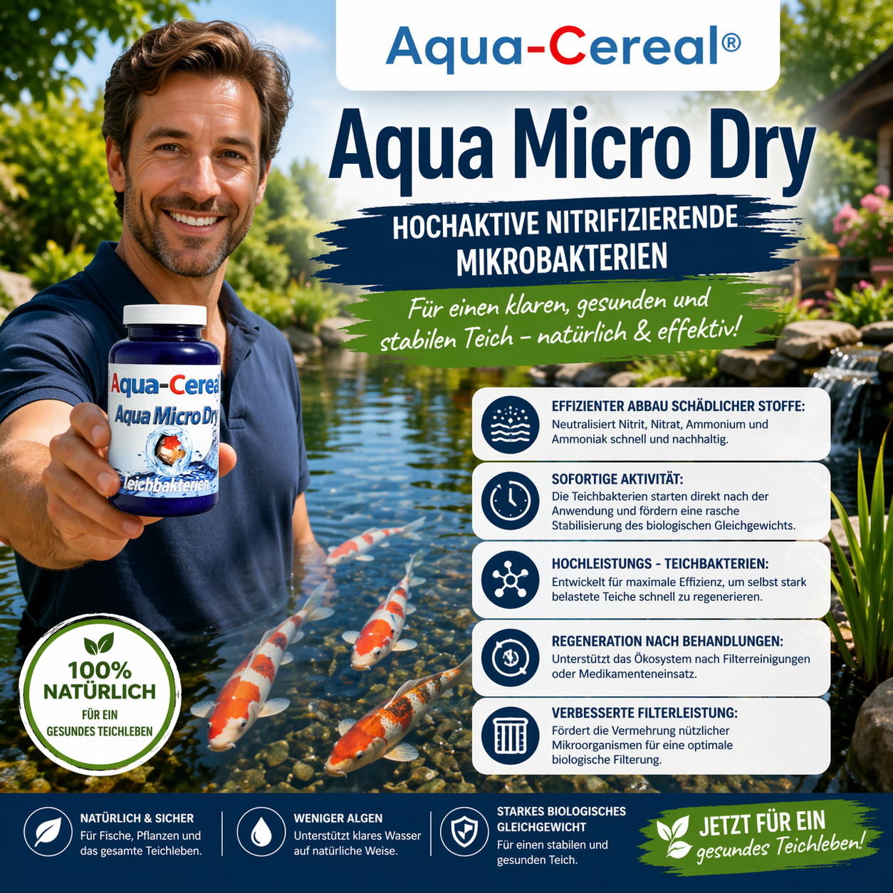 Aqua Micro Dry - Teichbakterien – Ansicht 2