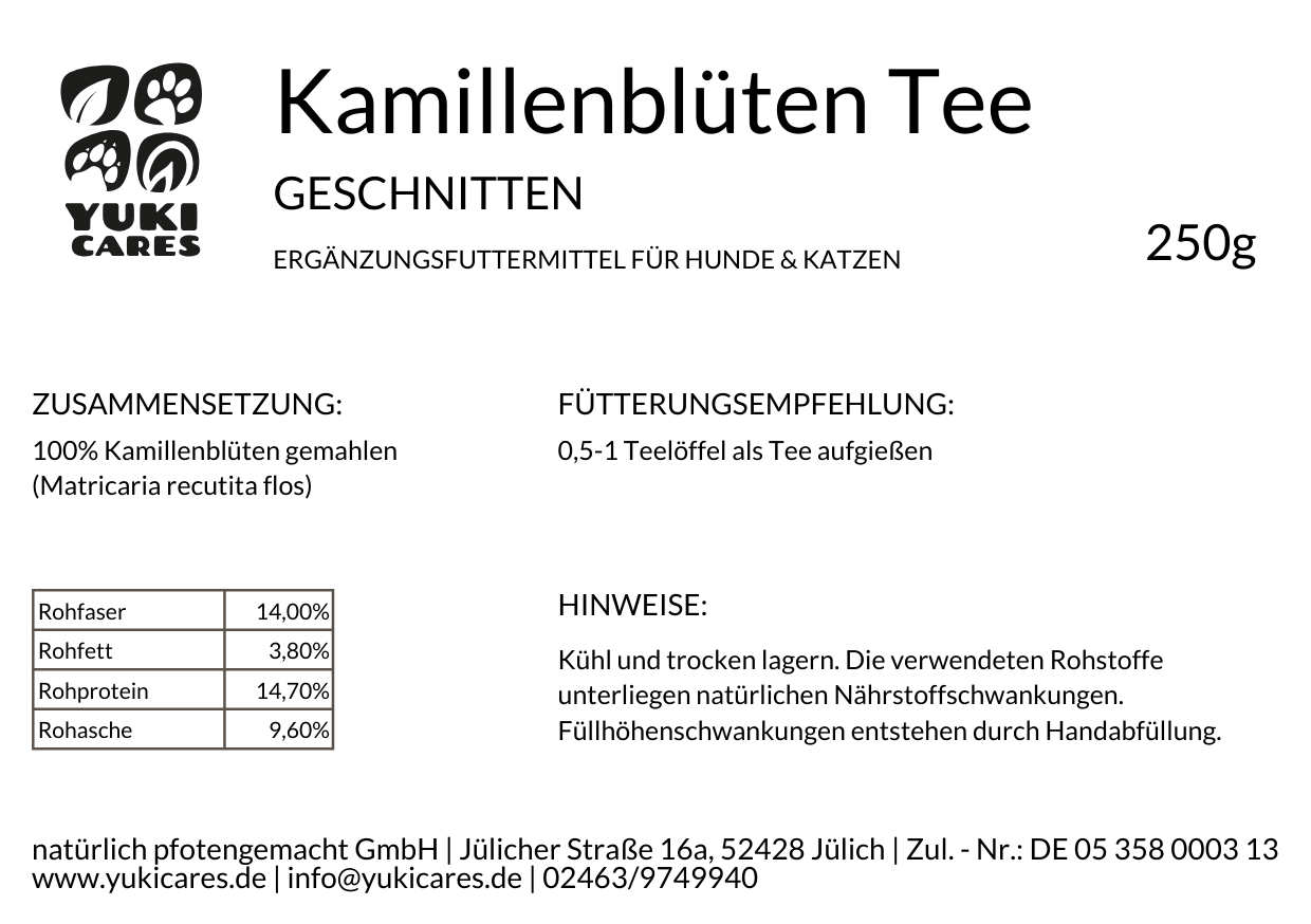 Kamillenblüten geschnitten 250g – Ansicht 2