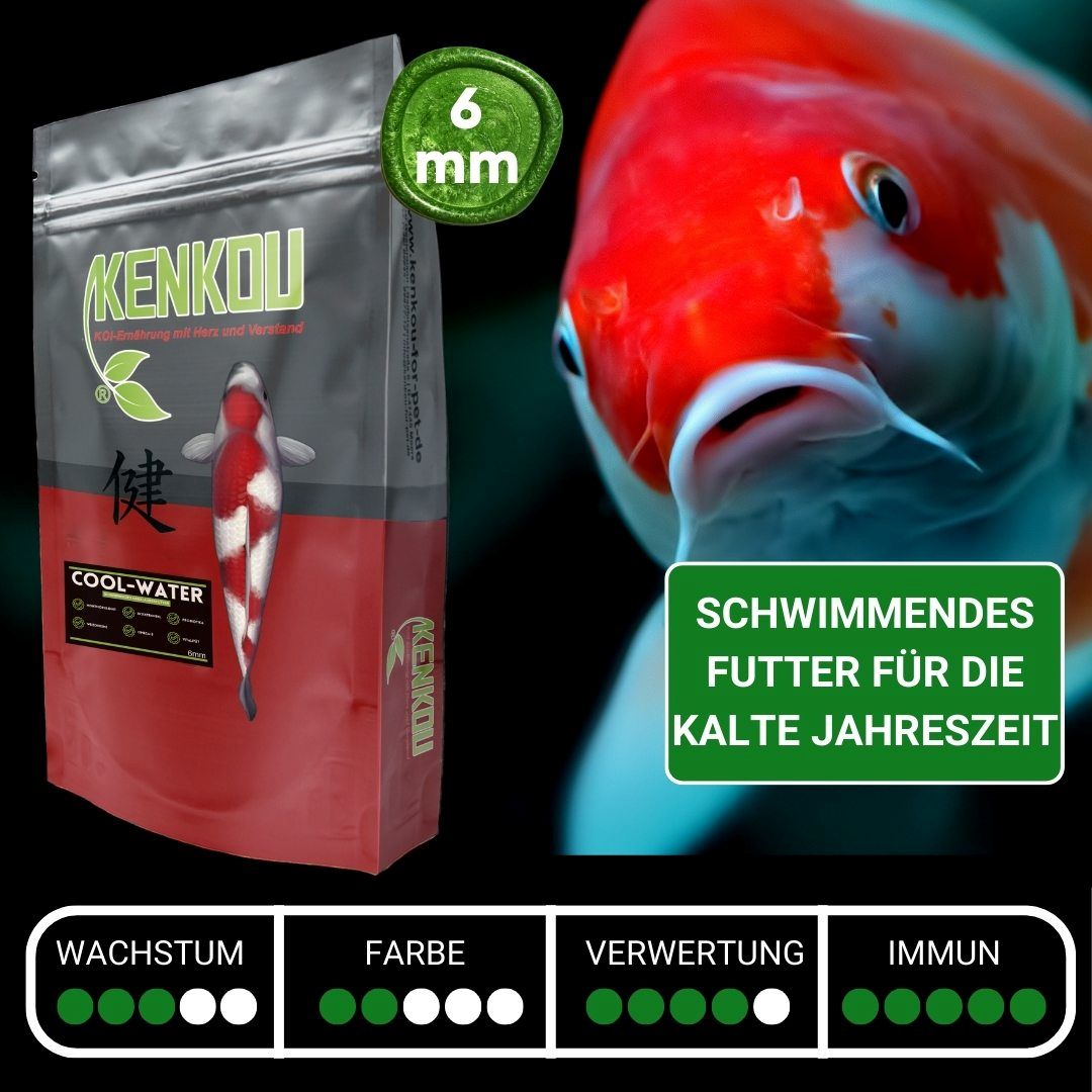 KENKOU® COOL-Water Koifutter schwimmend – Ansicht 2