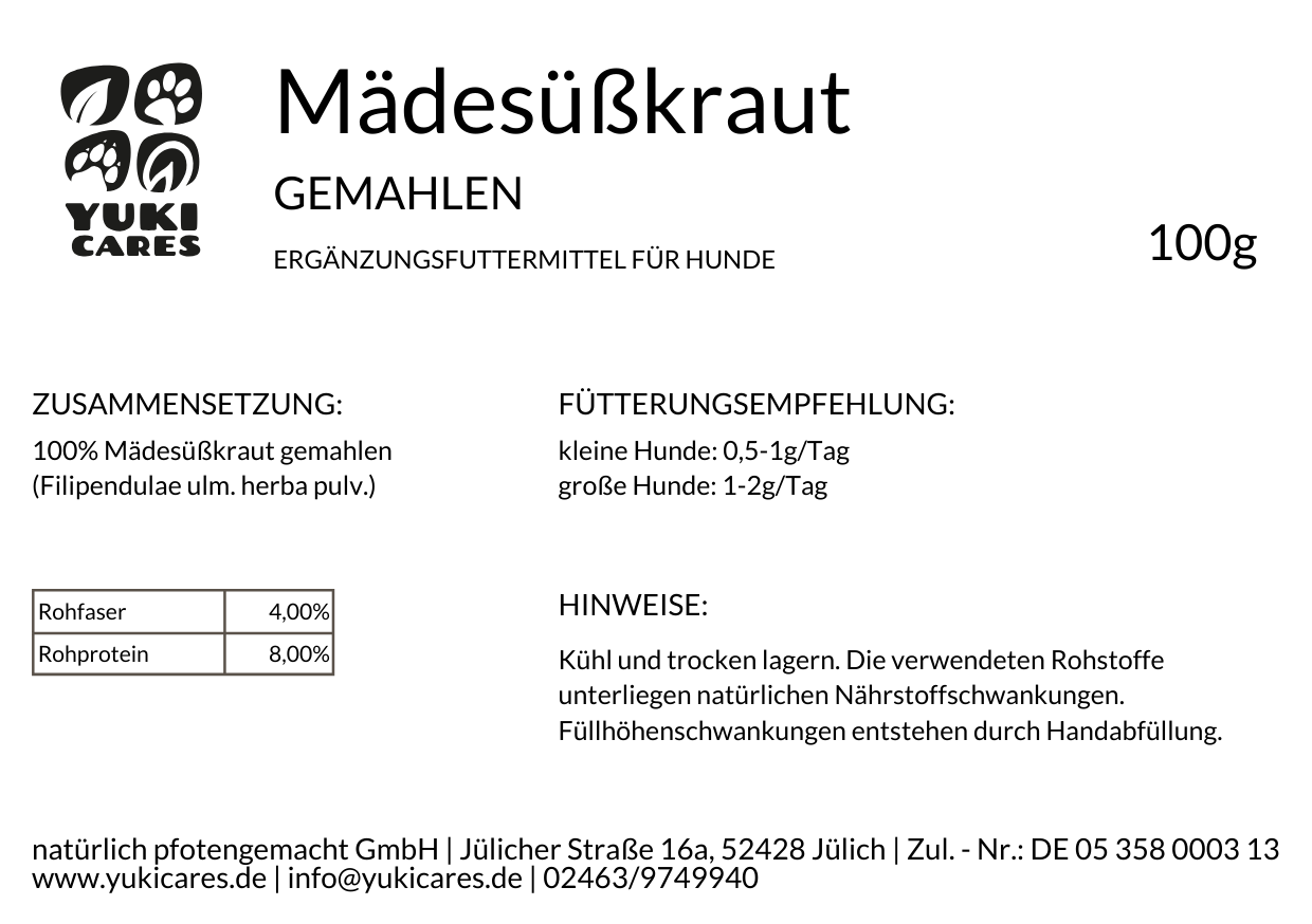 Mädesüß gemahlen 100g – Ansicht 2