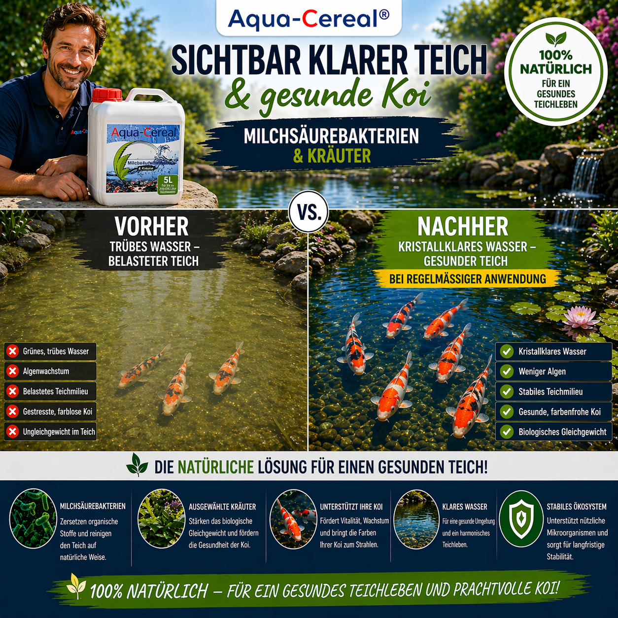 Aqua-Cereal® - Milchsäurebakterien & Kräuter – Ansicht 2