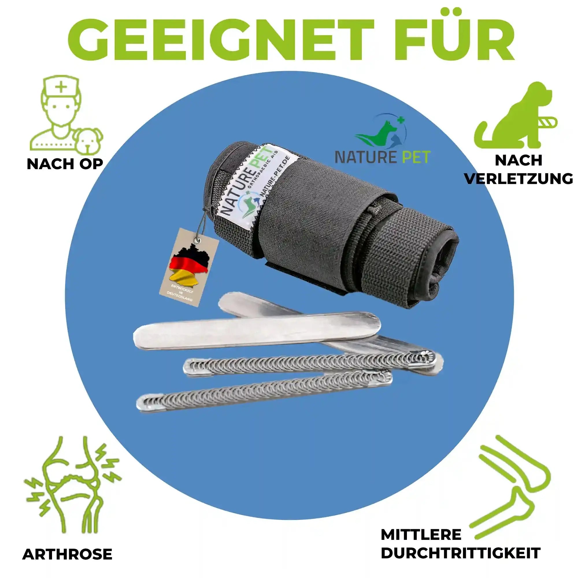 Stabilisierungs Handgelenkbandage für Hunde – Ansicht 2