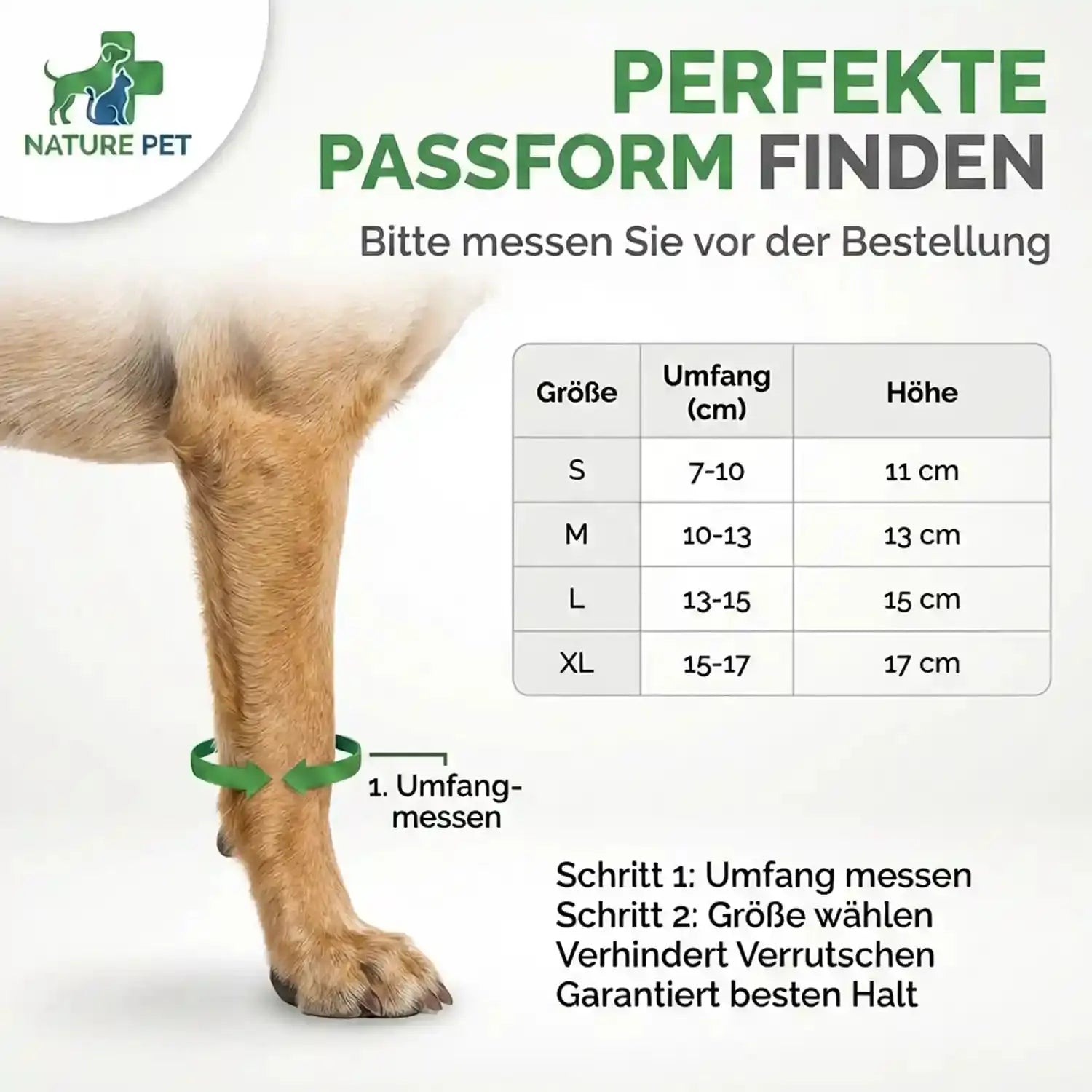 Durchtrittigkeits Bandage für Hunde mit Turbocast – Ansicht 2