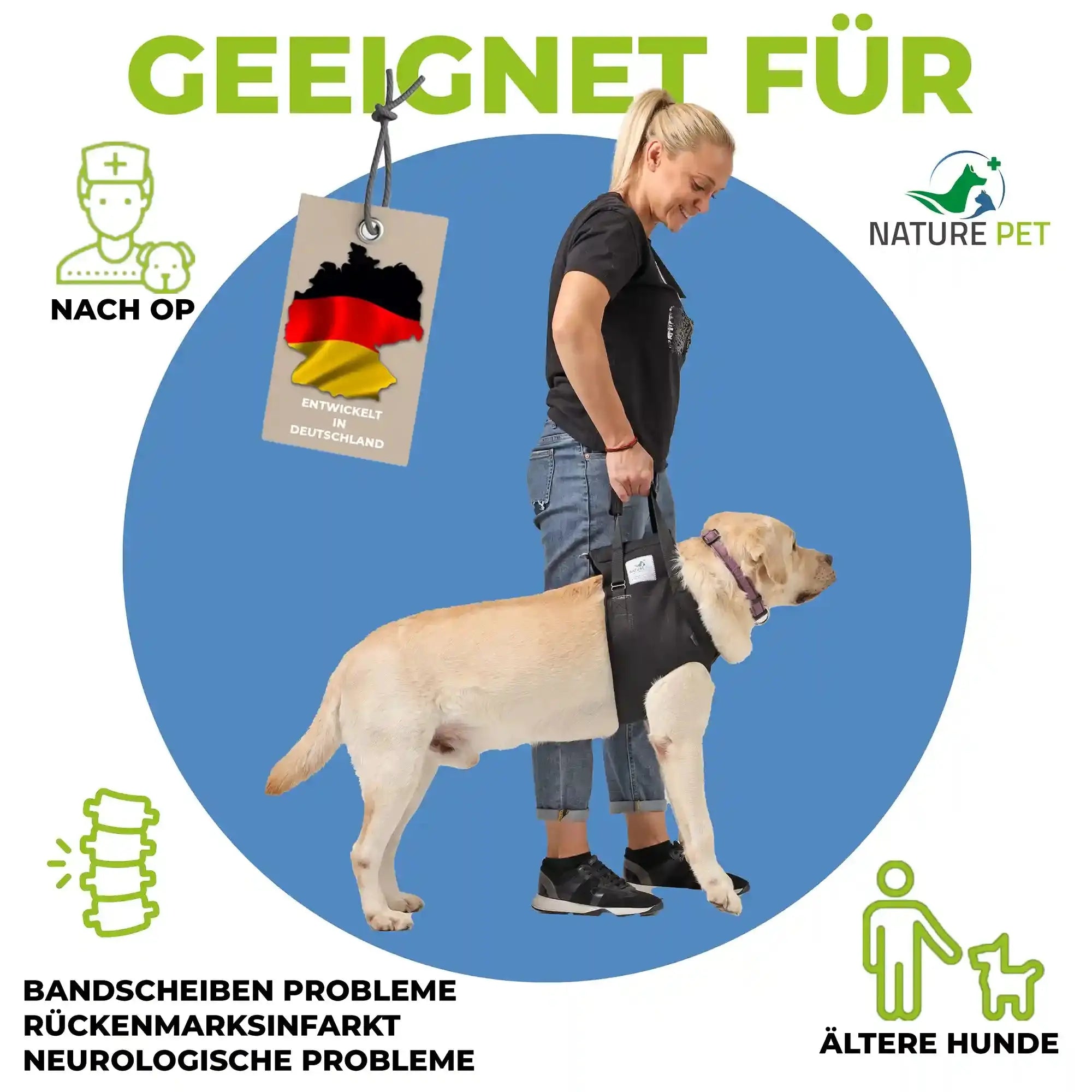 Vordere Tragehilfe für Hunde – Ansicht 2