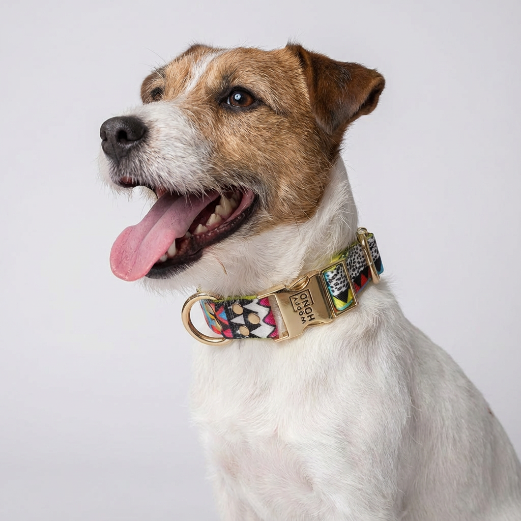 Halsband Ethnic-Vibrance für Hunde – Ansicht 2
