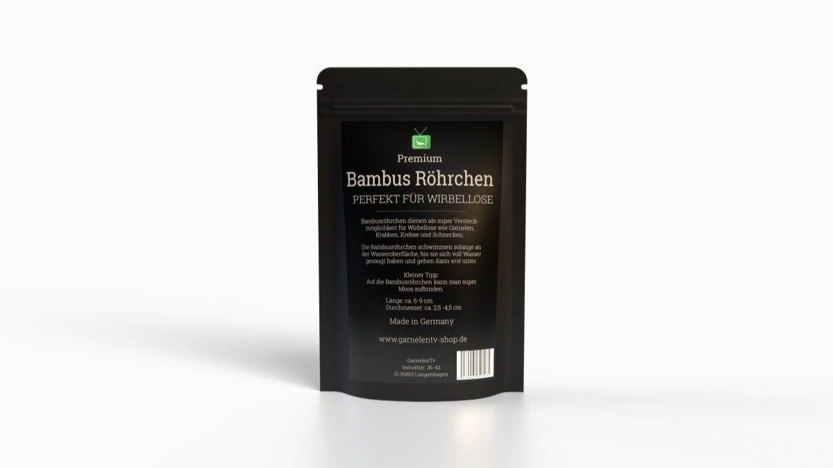 Premium Bambusröhrchen für Garnelen, Schnecken, Krebse uvm. – Ansicht 2