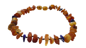 Hunde Bernsteinkette Lapislazuli – Ansicht 4