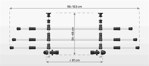 Trixie-Hundehalterwagen Silber/Schwarz