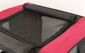 Trixie-Hundefahrrad-Anhänger Schwarz / Rot