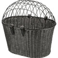Trixie-Lenker Fahrradkorb Mit Drahtabdeckung Anthrazit