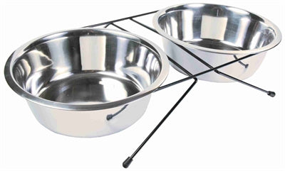 Trixie Futter-/Wassernapf-Set Edelstahl/Metall