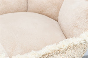 Trixie Hund Korb Boho Eckig Beige