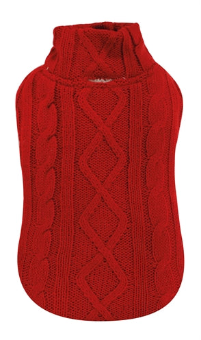 Croci Dog Jumper Winter Trail Rubinrot