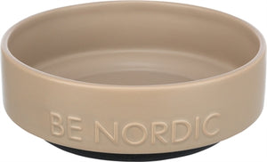 Trixie Be Nordic Futterschale Hund Keramik / Gummi Taupe