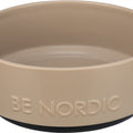 Trixie Be Nordic Futterschale Hund Keramik/ Gummi Taupe