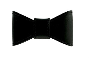 Sazzz Fliege Glamper Klassisch Leder Schwarz