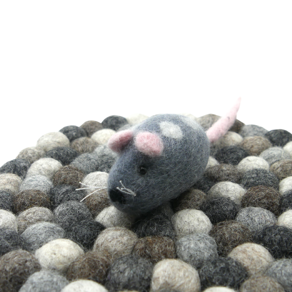 Handmade felt mouse