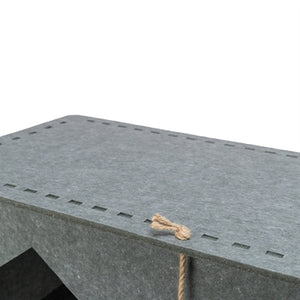 Trixie Katzenkorb Haus Lene Filz Grau