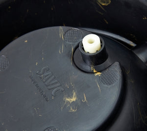 Savic Butler Futter- Und Trinkschale Mit Tablett Marmor Schwarz/Gold