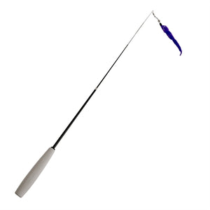 Easypets Ausziehbare Katze Angelrute Wurm Lila