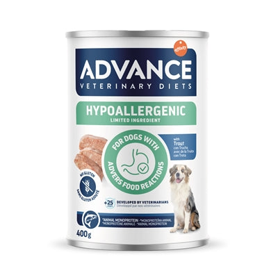 Advance Veterinary Diet Hund Hypoallergen Forelle