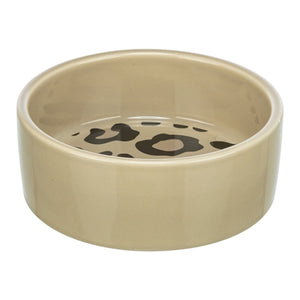 Trixie Futter / Trinknapf Leo Katze Keramik Panther Print Assorti