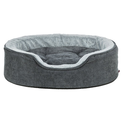 Trixie Vital Hundekorb Lino Soft Oval Grau / Hellgrau
