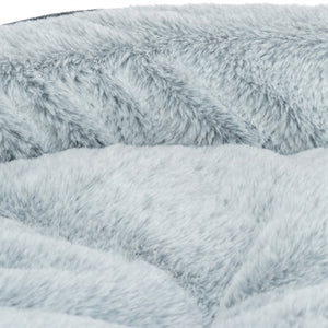 Trixie Vital Hundekorb Lino Soft Oval Grau / Hellgrau