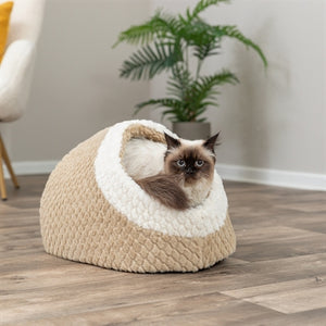 Trixie Katzenkorb Igloo Kaline Mio Hellbraun/Creme