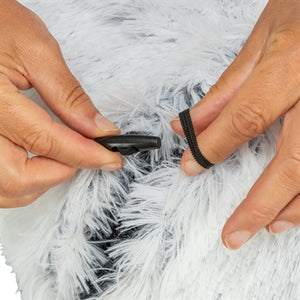 Trixie Harvey Plüsch Spieltunnel / Donut Weiss / Grau