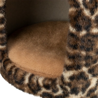 Trixie Kratztonne Leo Panther Print Braun