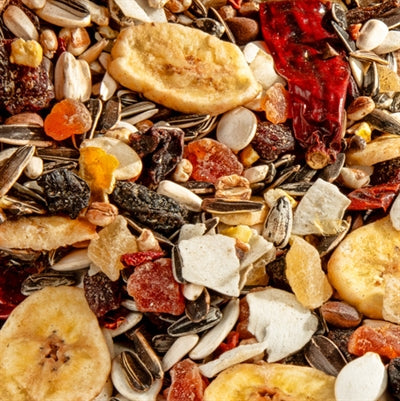 Versele-Laga Papagei Mit Frischen, Exotischen Früchten Aus Laga