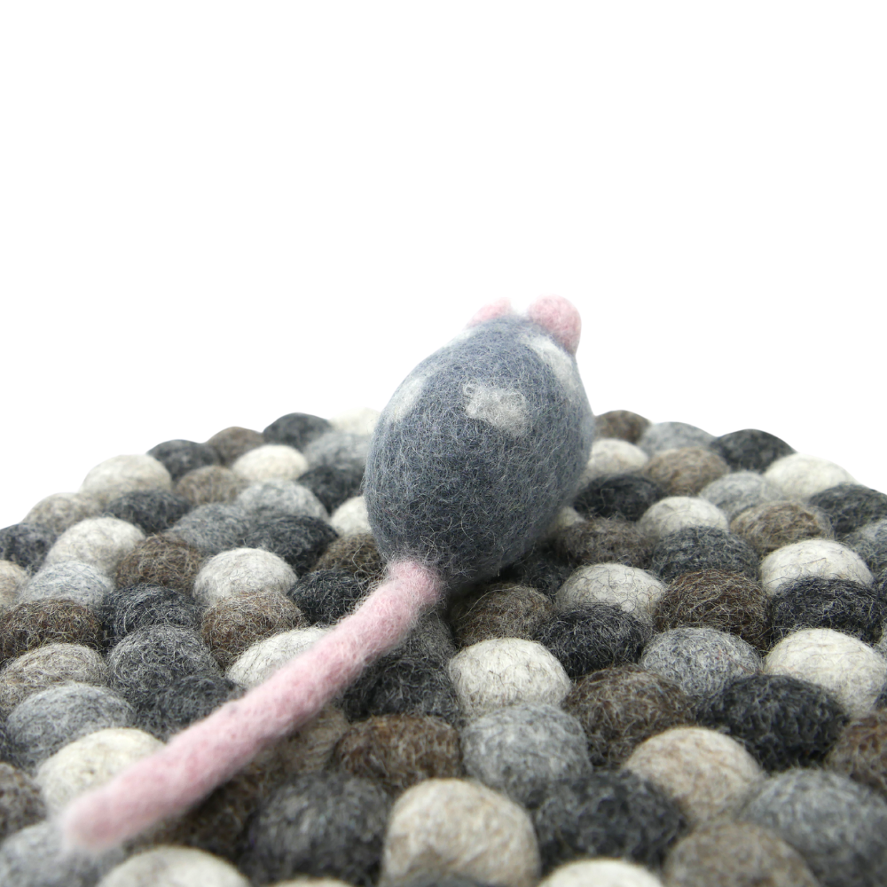 Handmade felt mouse
