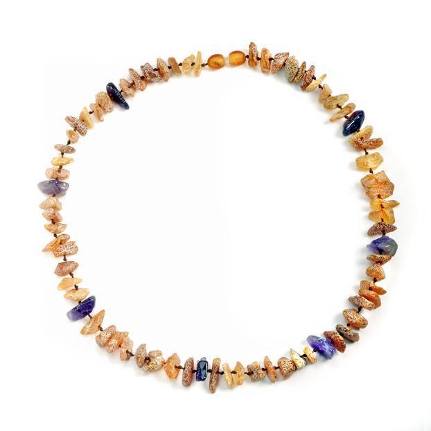 Hunde Bernsteinkette Amethyst – Ansicht 4