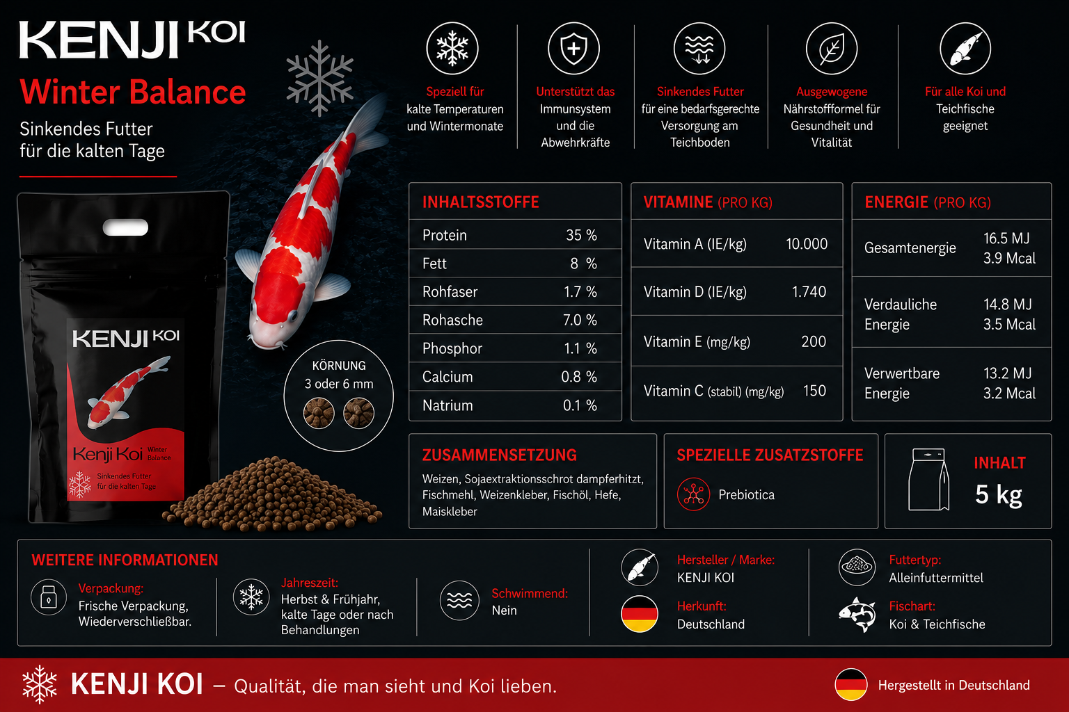 KENJI KOI Winter Balance - sinkend – Ansicht 4